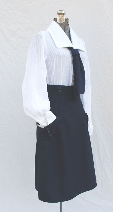 1918 schoolgirl costume for book cover