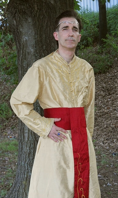 Alan in custom Elrond style costume