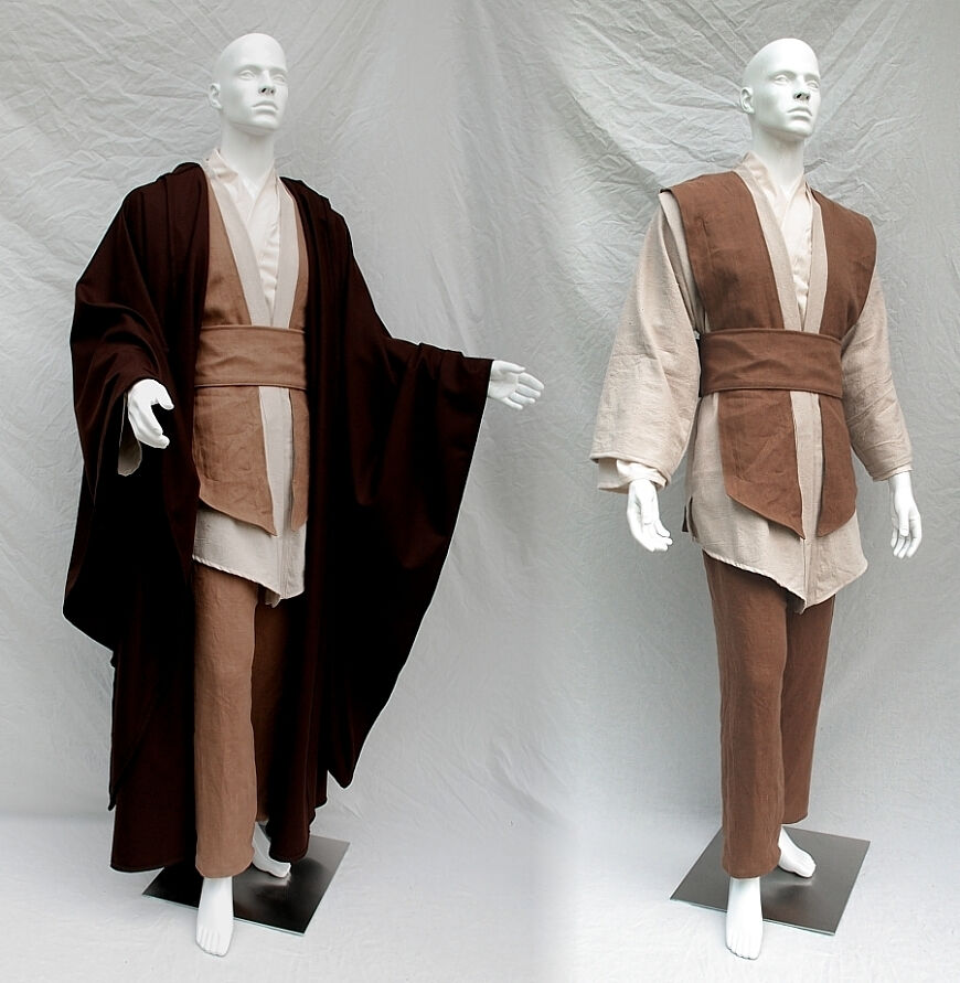 Custom Jedi Costume with Mace Windu Robe