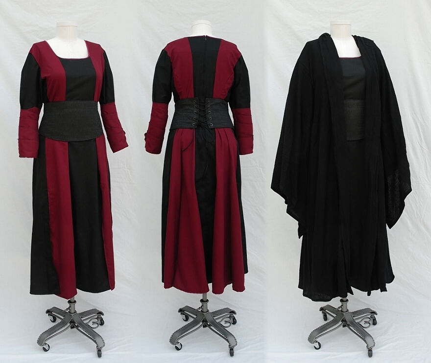 Custom Sith Dress and Waist Cincher