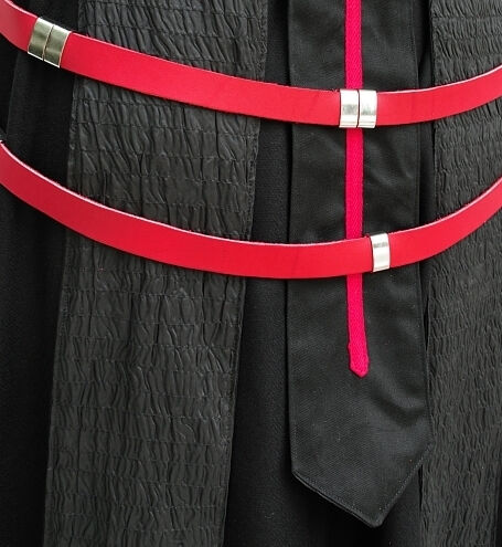 Custom Sith Style Outfit Back Belting Detail