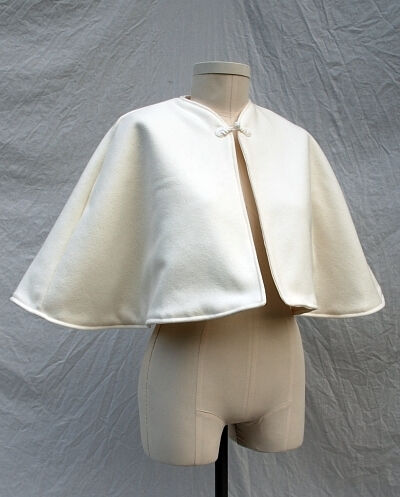Ivory Melton Cape or Wrap