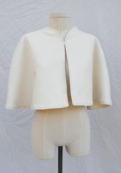 Ivory Melton Cape or Wrap