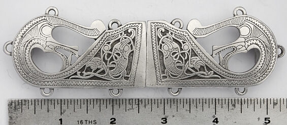 The Oseburg Pewter Cloak Clasp