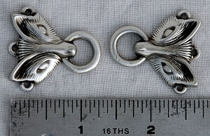 Pewter Fox Head Lacers