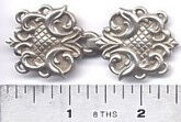 Pewter Renaissance Cloak Clasp