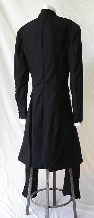Potions Master Inspired Wool Jacket and Pants Back