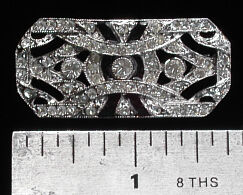 Rectangular Art Deco Style Ornament