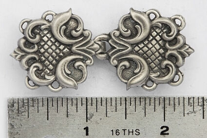 Pewter Renaissance Cloak Clasp