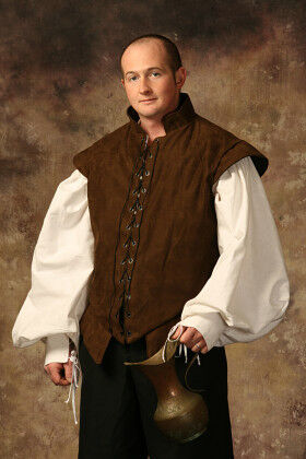 Suede Renaissance Doublet