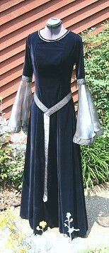 Sapphire Velveteen Inspired Arwen Dress