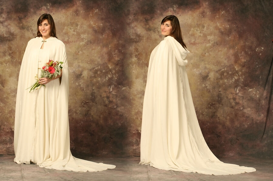 Silk Velvet Wedding Cloak