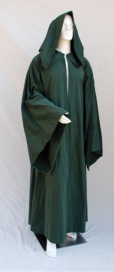 Spruce Green Cotton Twill Jedi Robe