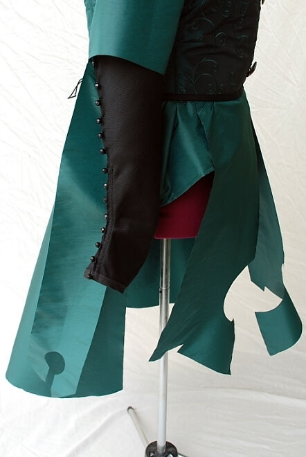 Steampunk Jedi Button and Cut Out Detail