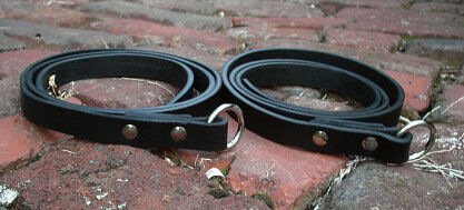 Thin Leather Ring Belts