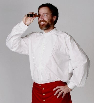 White Cotton Victorian Shirt