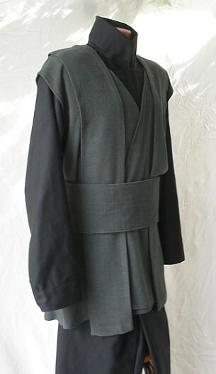 Dark Luke Outfit with Jacket, Tabards and Obi