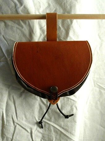 Handmade Historically Inspired Leather Pourch