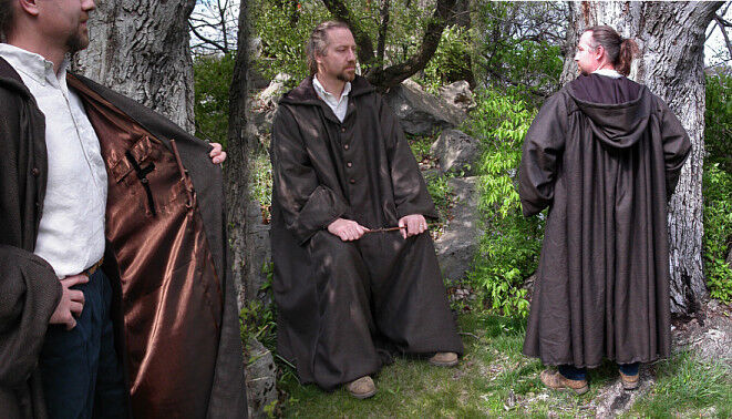 Professor Lupin Inspired Wool Wizard School Professor Robe