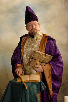 Alferian in his robes